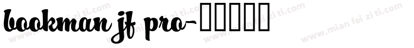 bookman jf pro字体转换